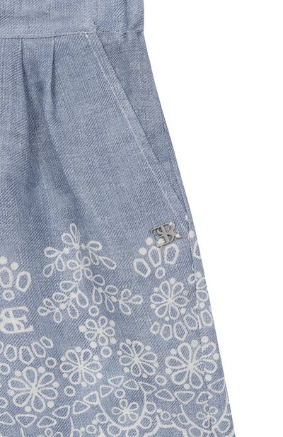 Льняные шорты ERMANNO SCERVINO, арт. Z1G414, фото 3