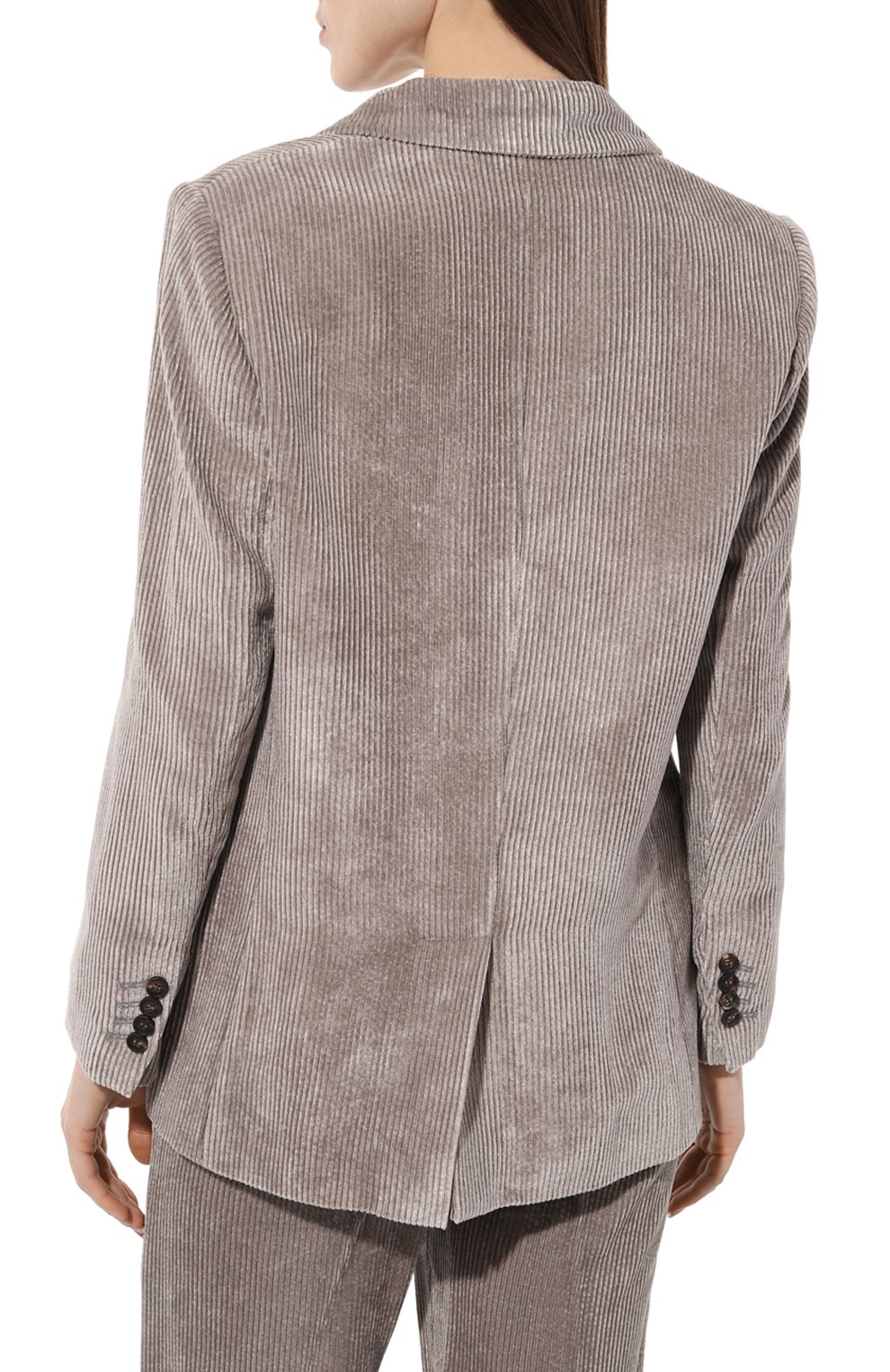 Вельвет овый жакет BRUNELLO CUCINELLI, арт. MD5442438P, фото 4