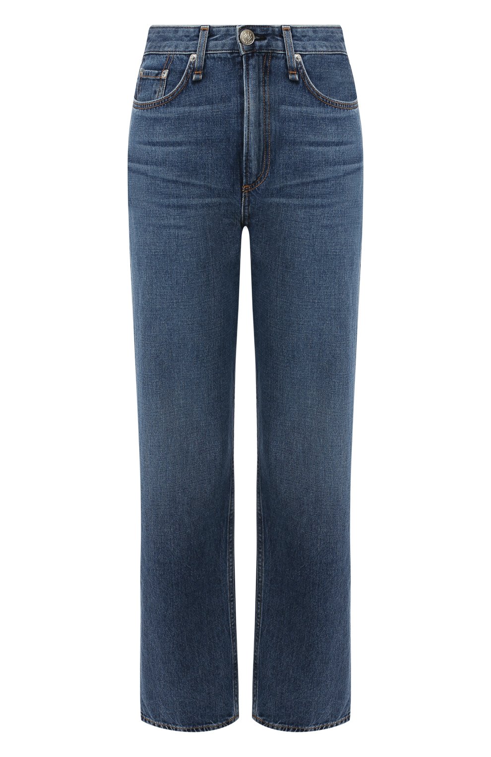 Джинсы RAG AND BONE синего цвета по цене 33300 руб., арт. WDD19F2665K3BW, фото 1 Джинсы RAG AND BONE, арт. WDD19F2665K3BW, фото 1