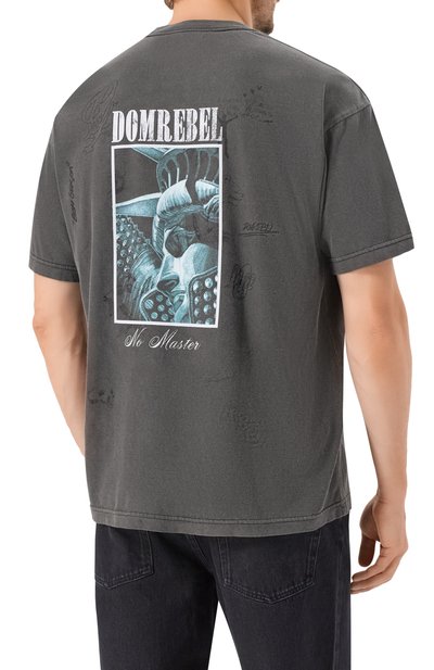 Хлопковая футболка DOMREBEL, арт. M G0THAM, фото 4