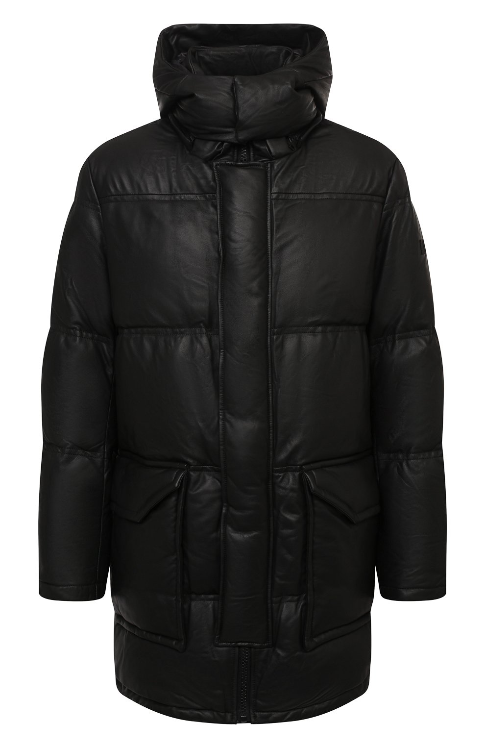 Кожаный пуховик YVES SALOMON, арт. 21WHM20097A24W, фото 1