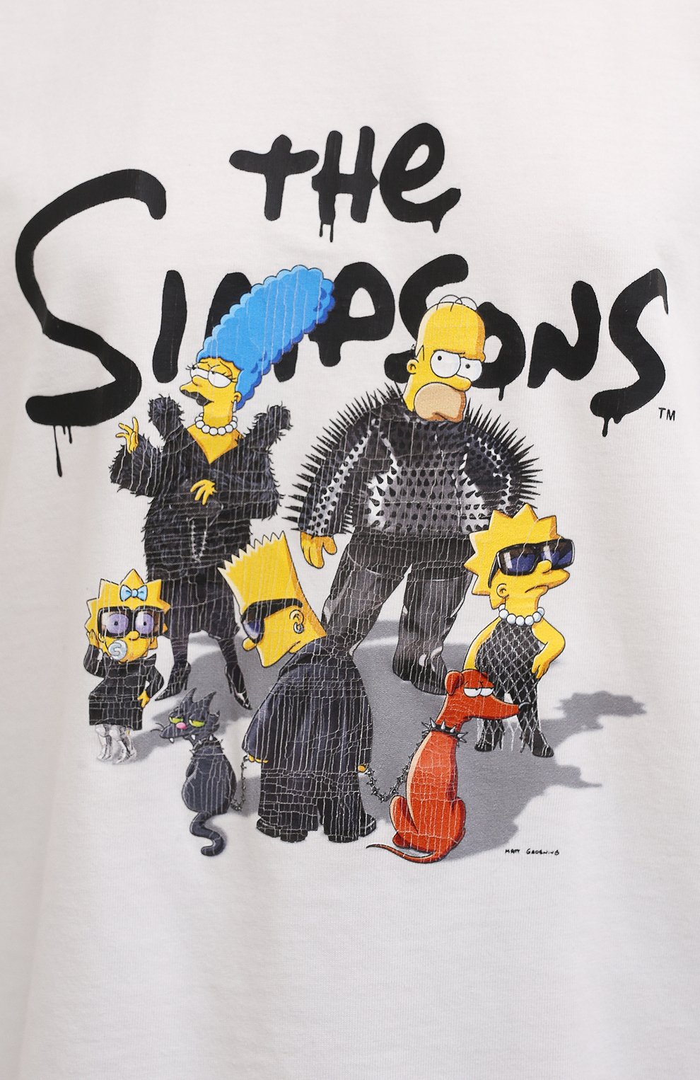 Хлопковая футболка balenciaga x the simpsons BALENCIAGA, арт. 670943/TLVG7, фото 5