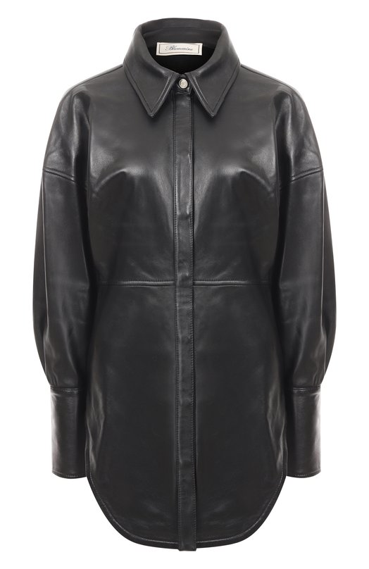 Кожаная рубашка Blumarine 4L087A Чёрный 4L087A