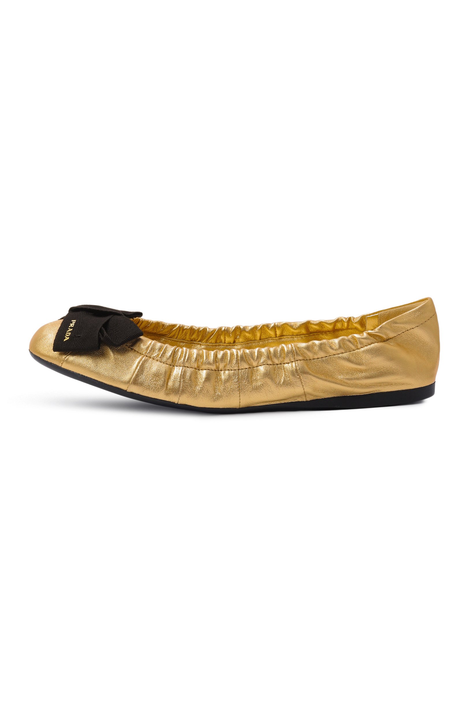 Кожаные балетки PRADA, арт. 1F3220/79A, фото 4