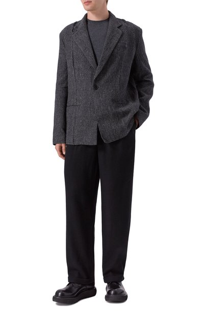 Пиджак из шерсти и льна ANDREA YA'AQOV, арт. 25MSAP45B/W00L LINEN, фото 2