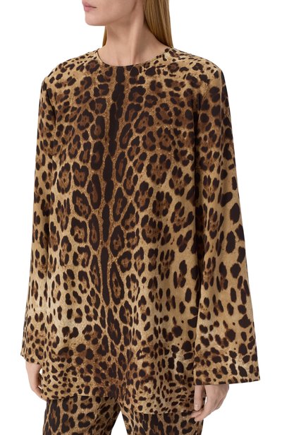 Шелковая блузка DOLCE & GABBANA, арт. F7BK8T/FSADD, фото 3