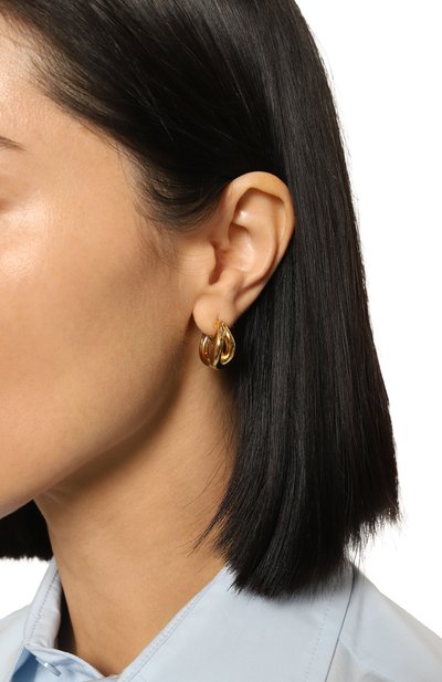 Серьги SSIL золотого цвета по цене 22100 руб., арт. SS20FEX005YB, фото 2 Серьги SSIL, арт. SS20FEX005YB, фото 2