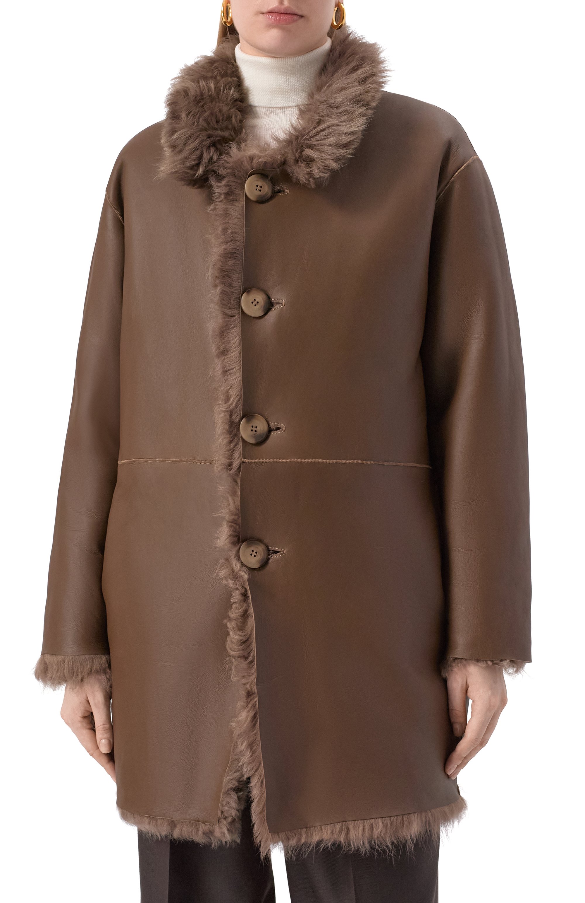 Двусторонняя дубленка из овчины CHAUD STUDIO, арт. TIGRADO23, фото 6