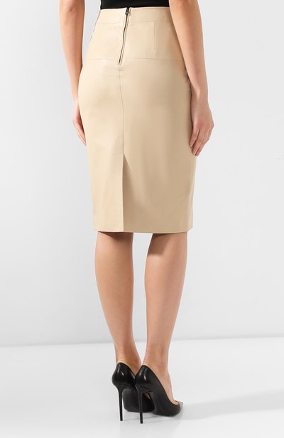 Кожаная юбка-карандаш TOM FORD, арт. GCL764-LEX083, фото 4