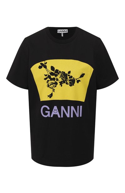 Женская хлопковая футболка GANNI, арт. T2524