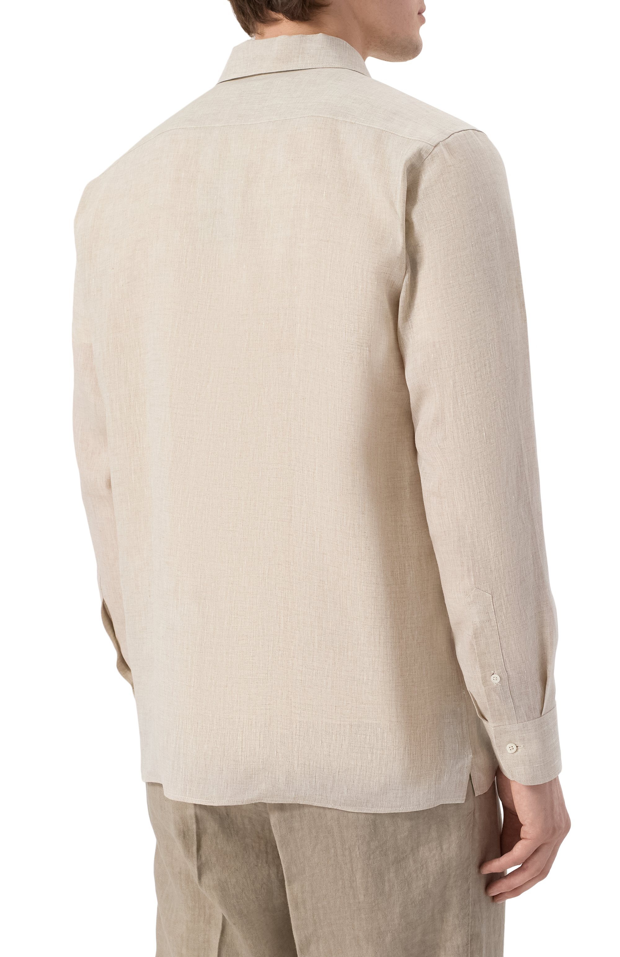 Льняная рубашка COLOMBO, арт. CM00375/T10553, фото 4