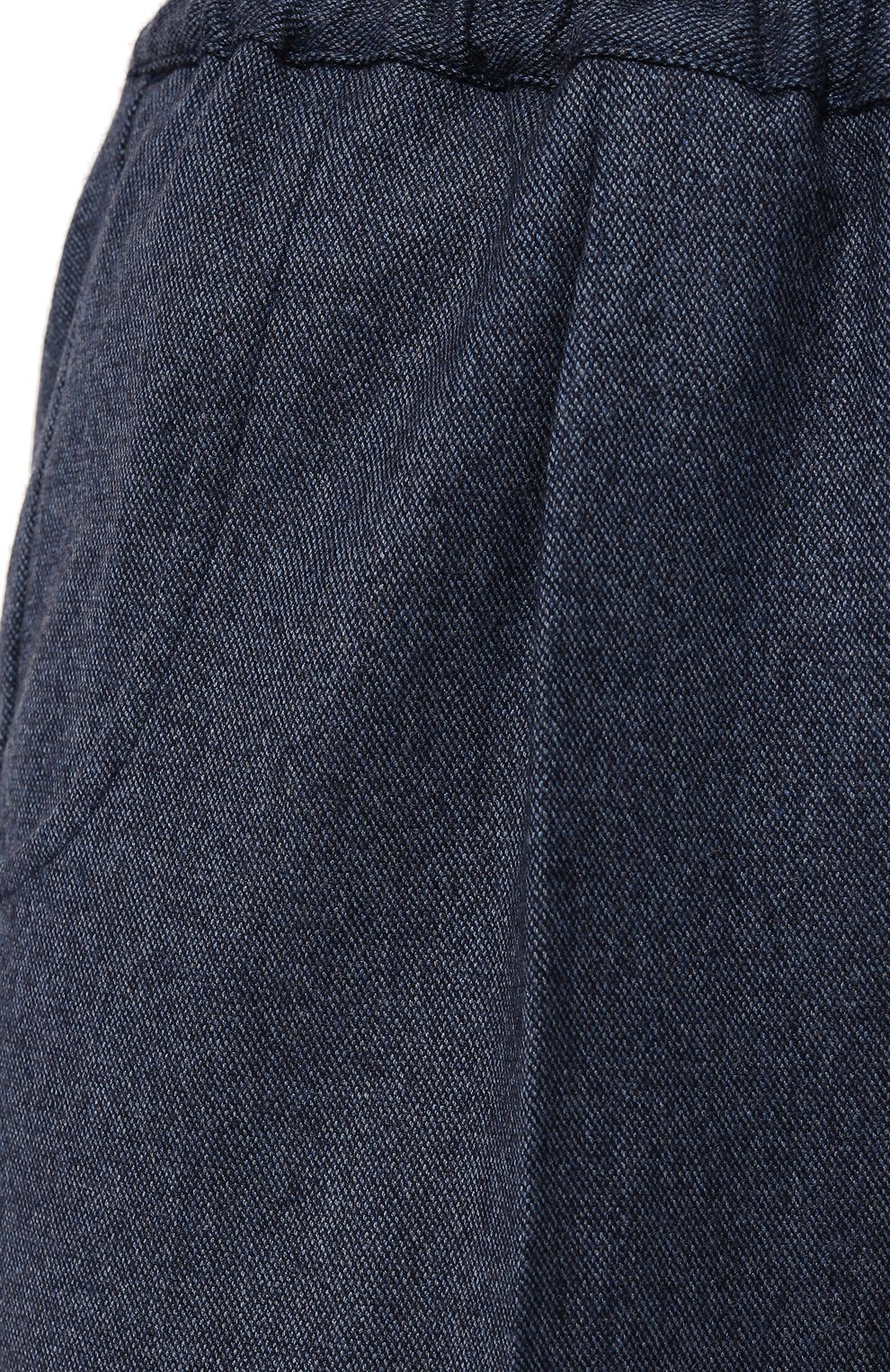 Брюки из шерсти и кашемира KITON синего цвета по цене 129500 руб., арт. D37102K0121A15, фото 5 Брюки из шерсти и кашемира KITON, арт. D37102K0121A15, фото 5