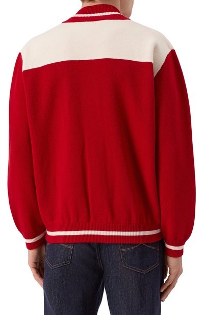 Шерстяной бомбер KITON, арт. UMM069702, фото 4