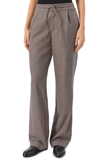 Брюки из шерсти и кашемира LOULOU DE SAISON, арт. HARLEM, фото 3