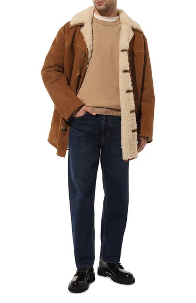 Дубленка из овчины GUCCI коричневого цвета по цене 705600 руб., арт. 674511 XSAB8, фото 2 Дубленка из овчины GUCCI, арт. 674511 XSAB8, фото 2