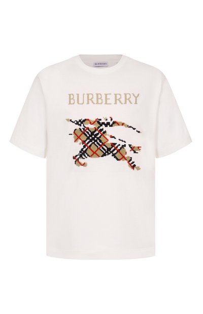 Мужская хлопковая футболка BURBERRY, арт. 8110116