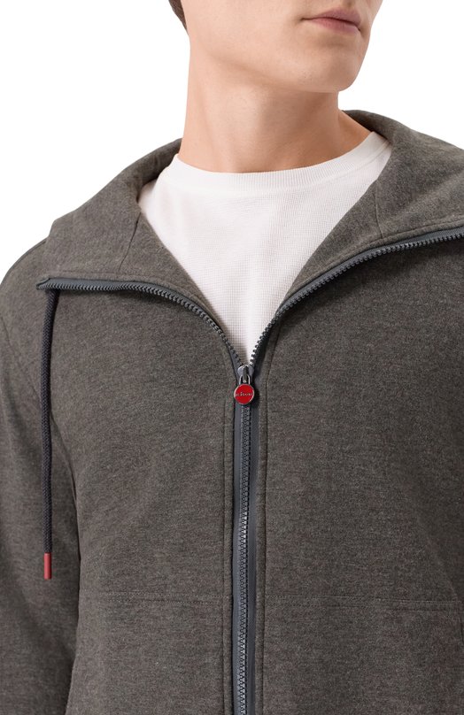 Кашемировая толстовка Kiton UMC010K0150G08 Коричневый  UMC010K0150G08 Фото 5