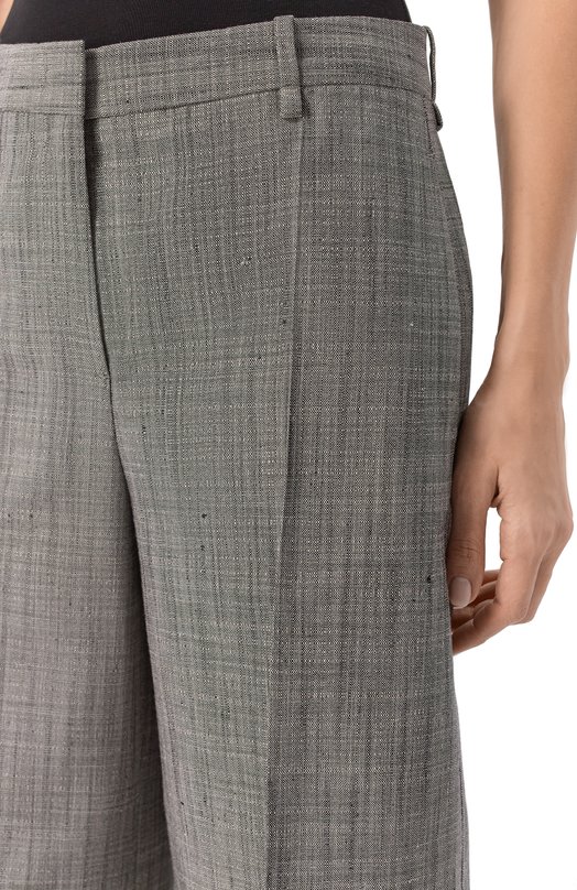 Шорты из шелка и шерсти Jil Sander J02KA0353/J55079 Серый  J02KA0353/J55079 Фото 5