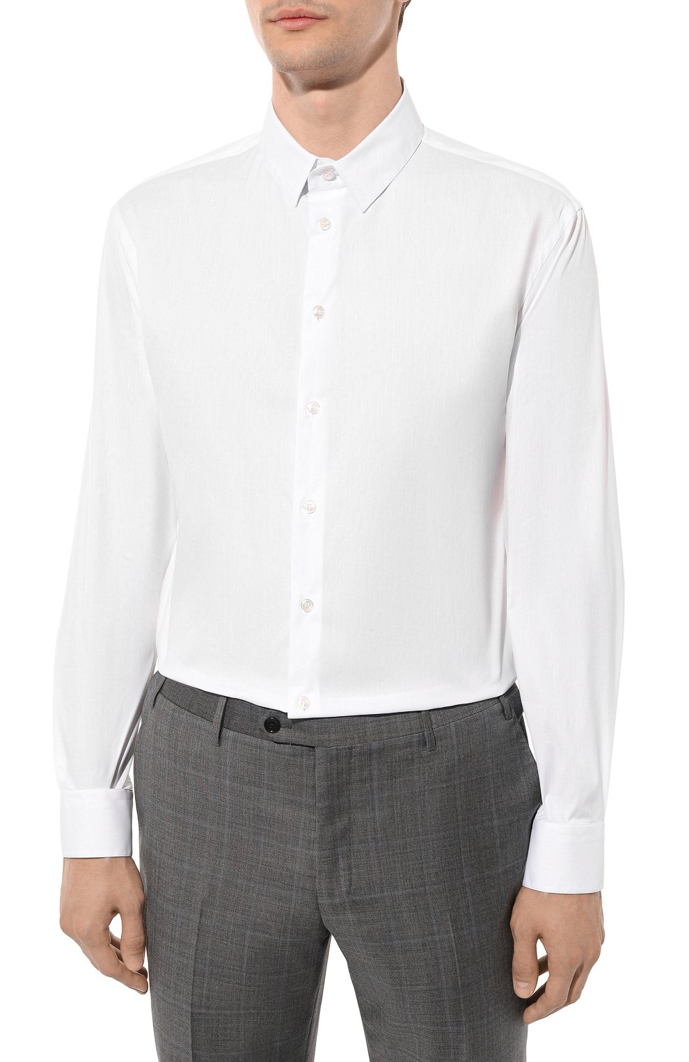 Хлопковая рубашка GIORGIO ARMANI, арт. 8WGCCZ97/TZ517, фото 4