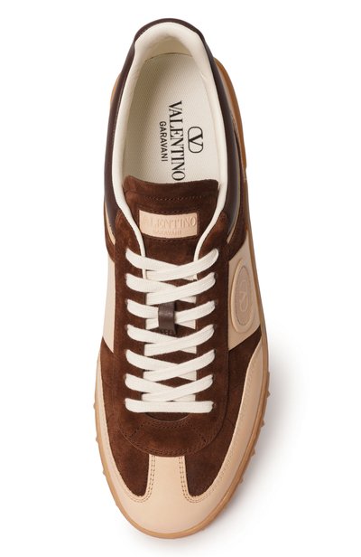 Кожаные кеды upvillage VALENTINO коричневого цвета по цене 85600 руб., арт. 9Y2S0H77/YWQ, фото 5 Кожаные кеды upvillage VALENTINO, арт. 9Y2S0H77/YWQ, фото 5