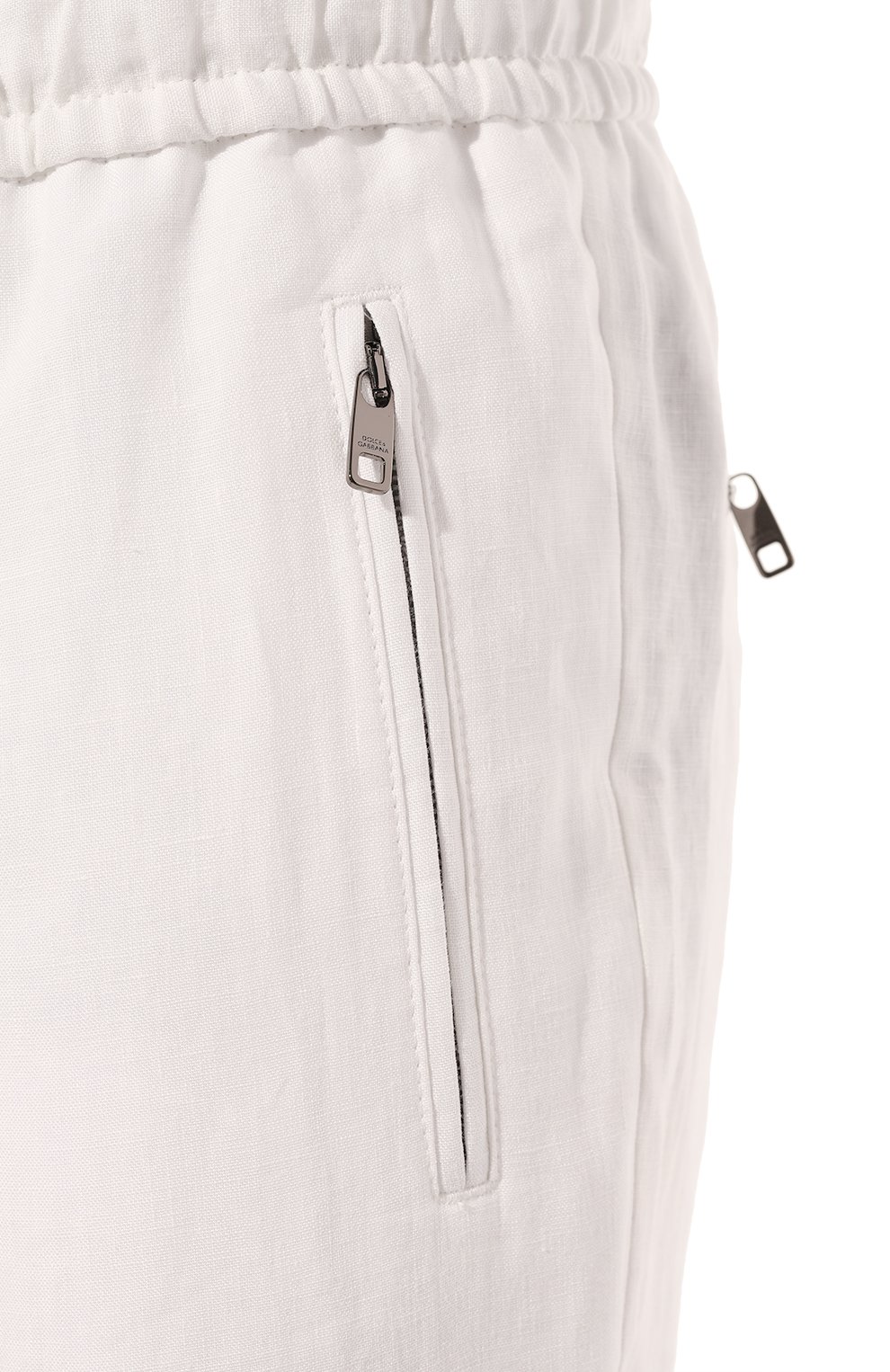 Льняные брюки DOLCE & GABBANA, арт. GVZAET/GG862, фото 5