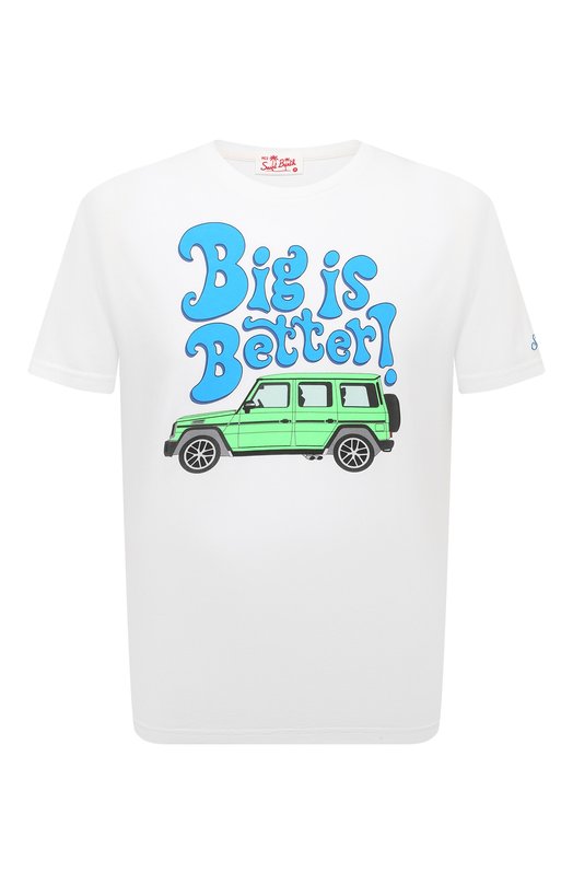 

Хлопковая футболка MC2 Saint Barth, Белый