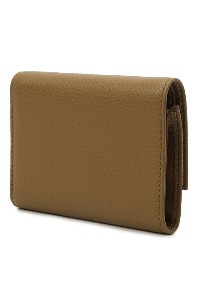 Кожаное портмоне COCCINELLE хаки цвета по цене 12450 руб., арт. E2 IW5 11 10 01, фото 2 Кожаное портмоне COCCINELLE, арт. E2 IW5 11 10 01, фото 2