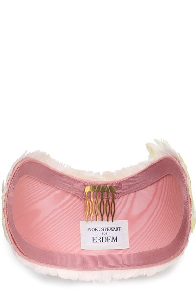 Ободок с отделкой из перьев ERDEM, арт. SS18_1246YF FEATHER, фото 3