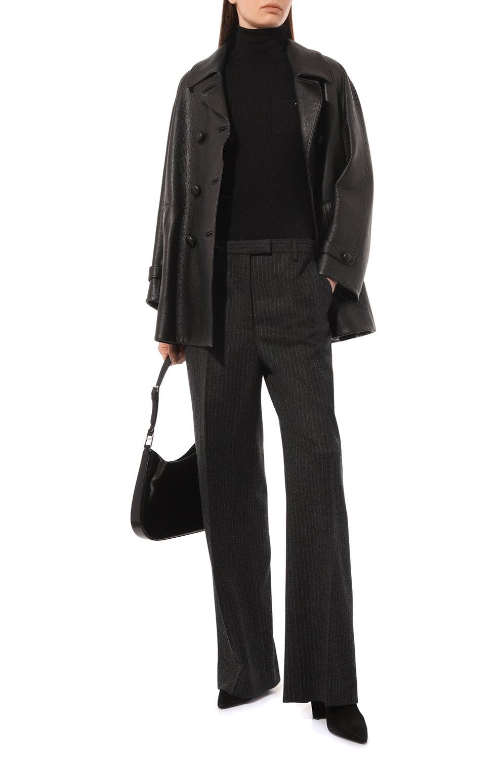 Кожаное пальто PRADA, арт. 56A032-10YU-F0002, фото 2