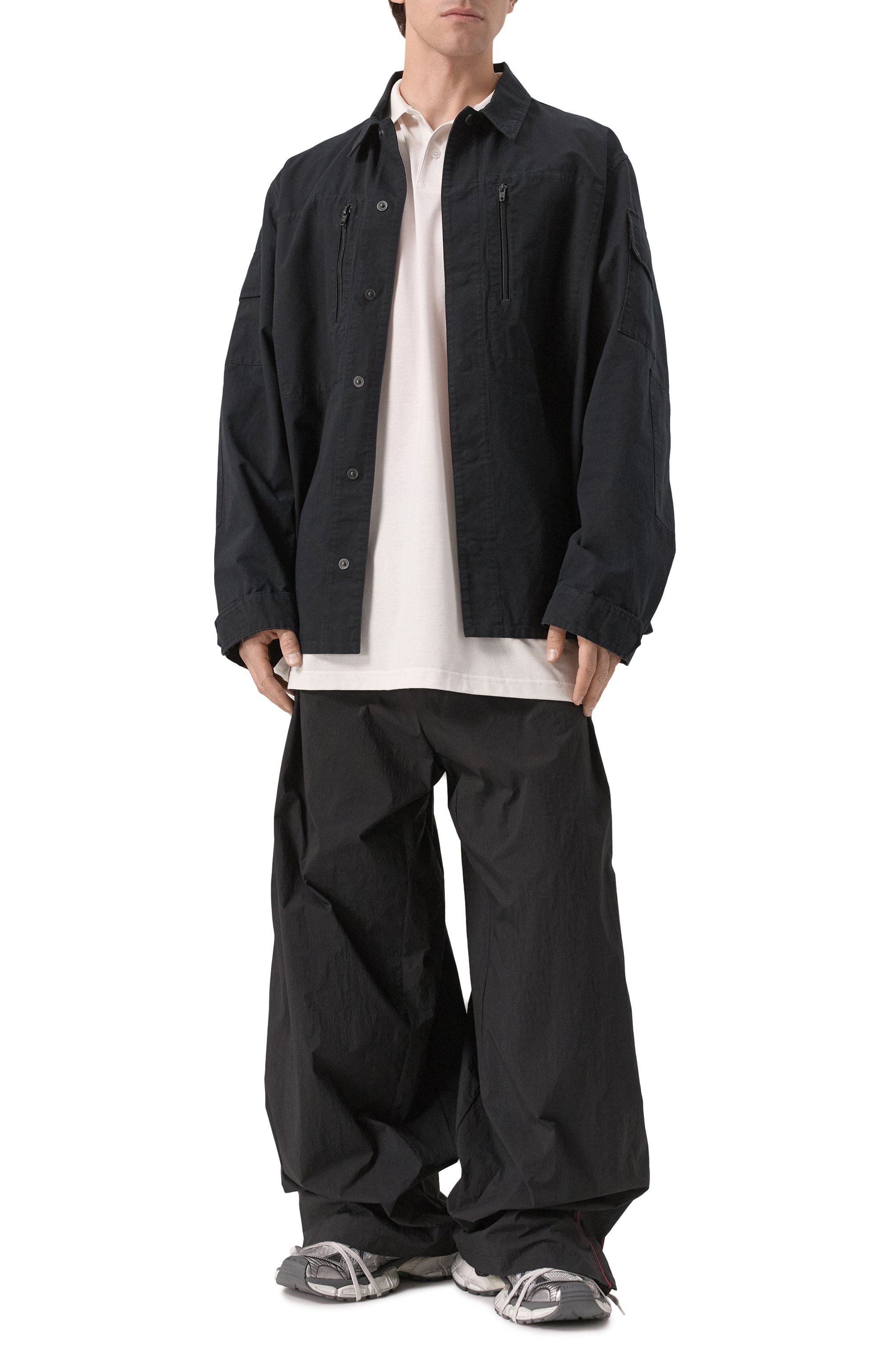 Хлопковая куртка-рубашка garde-robe BALENCIAGA, арт. 814719/TQP13, фото 2