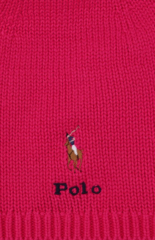Хлопковая шапка Polo Ralph Lauren Розовый, фото 3