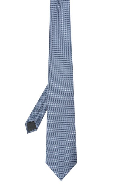 Шелковый галстук ZEGNA голубого цвета по цене 19650 руб., арт. Z2D03T/1XW, фото 3 Шелковый галстук ZEGNA, арт. Z2D03T/1XW, фото 3