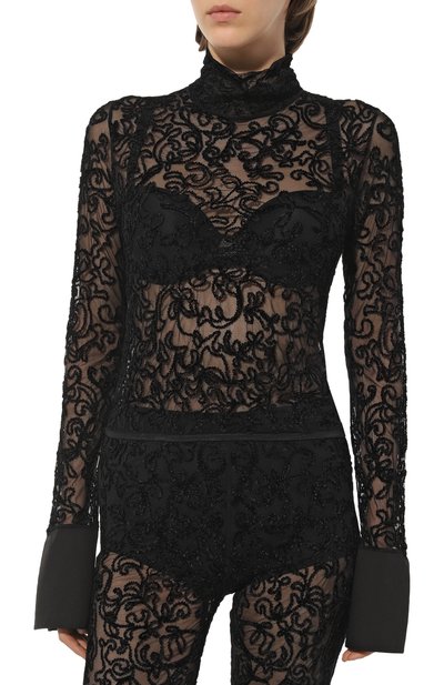 Топ DONDUP черного цвета по цене 114500 руб., арт. S979/JS0286D XXX, фото 3 Топ DONDUP, арт. S979/JS0286D XXX, фото 3