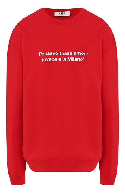 Женский хлопковый свитшот MSGM, арт. 2742MDM284 195799