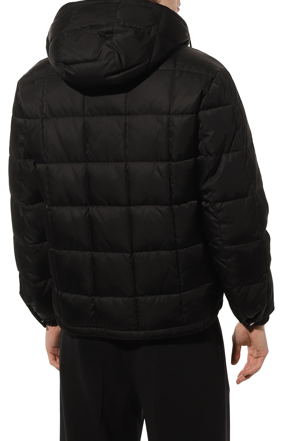 Пуховик с подкладкой из нутрии PRADA, арт. SGX176-1GQT-F0002-162, фото 4