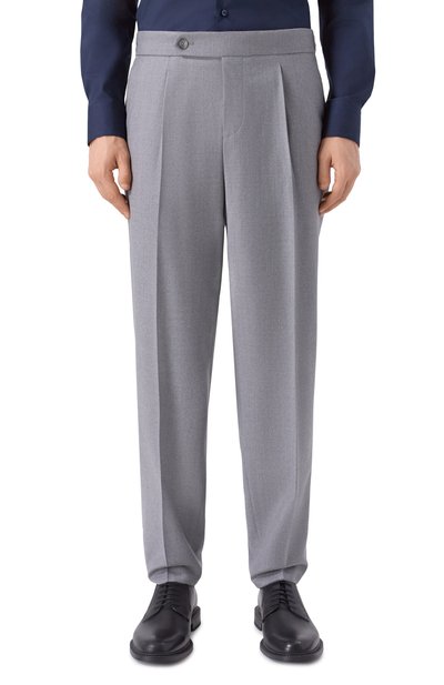 Шерстяные брюки BOSS, арт. 50551829, фото 3