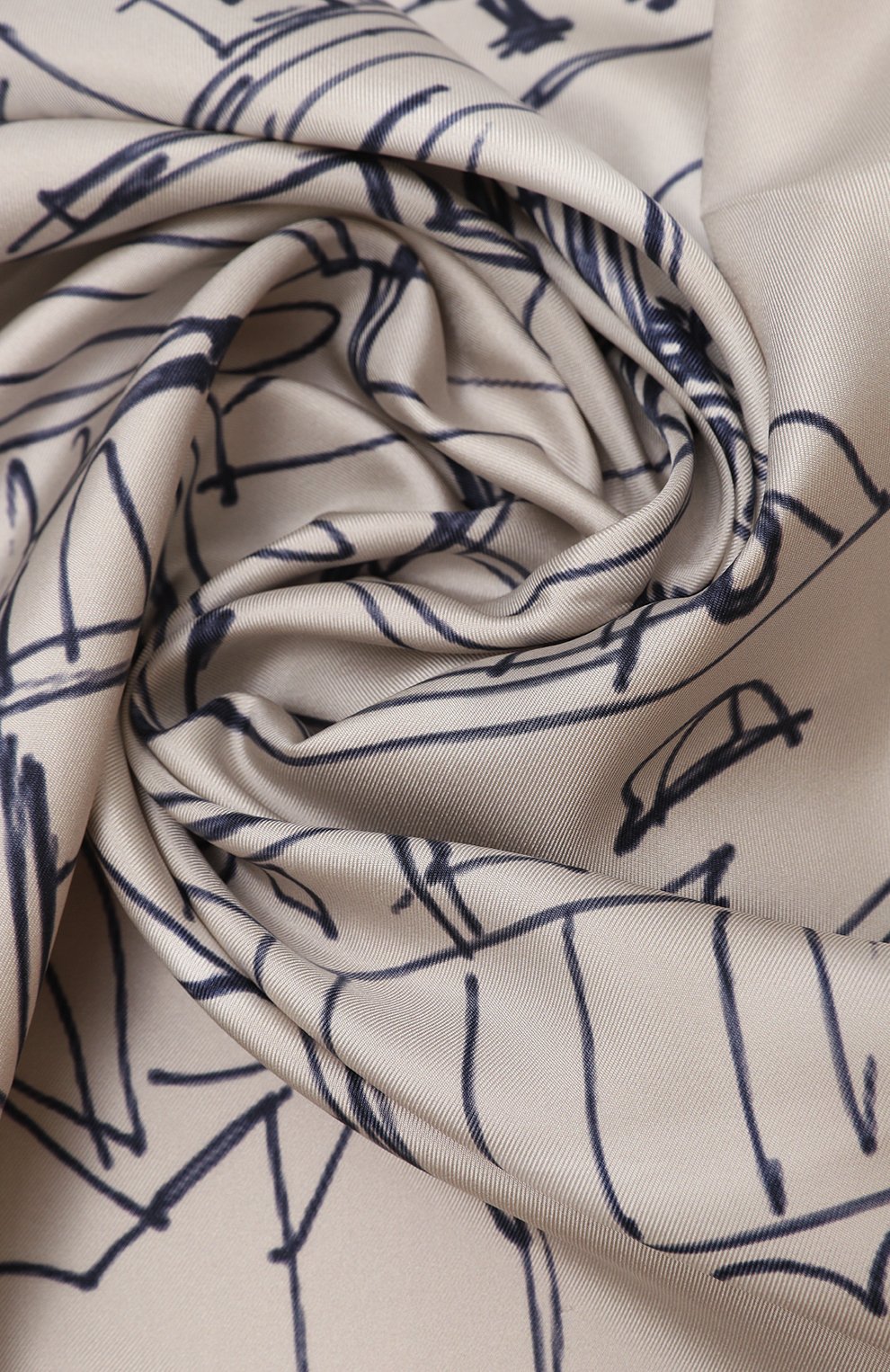 Шелковый платок KITON, арт. D53754XC5028, фото 3