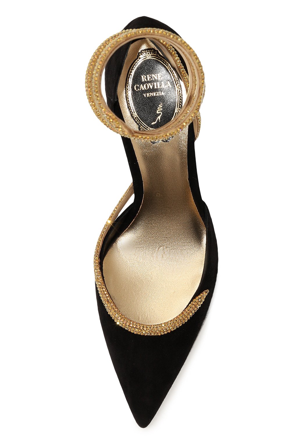 Замшевые туфли cleo 110 RENE CAOVILLA, арт. C11926-105/C001, фото 6