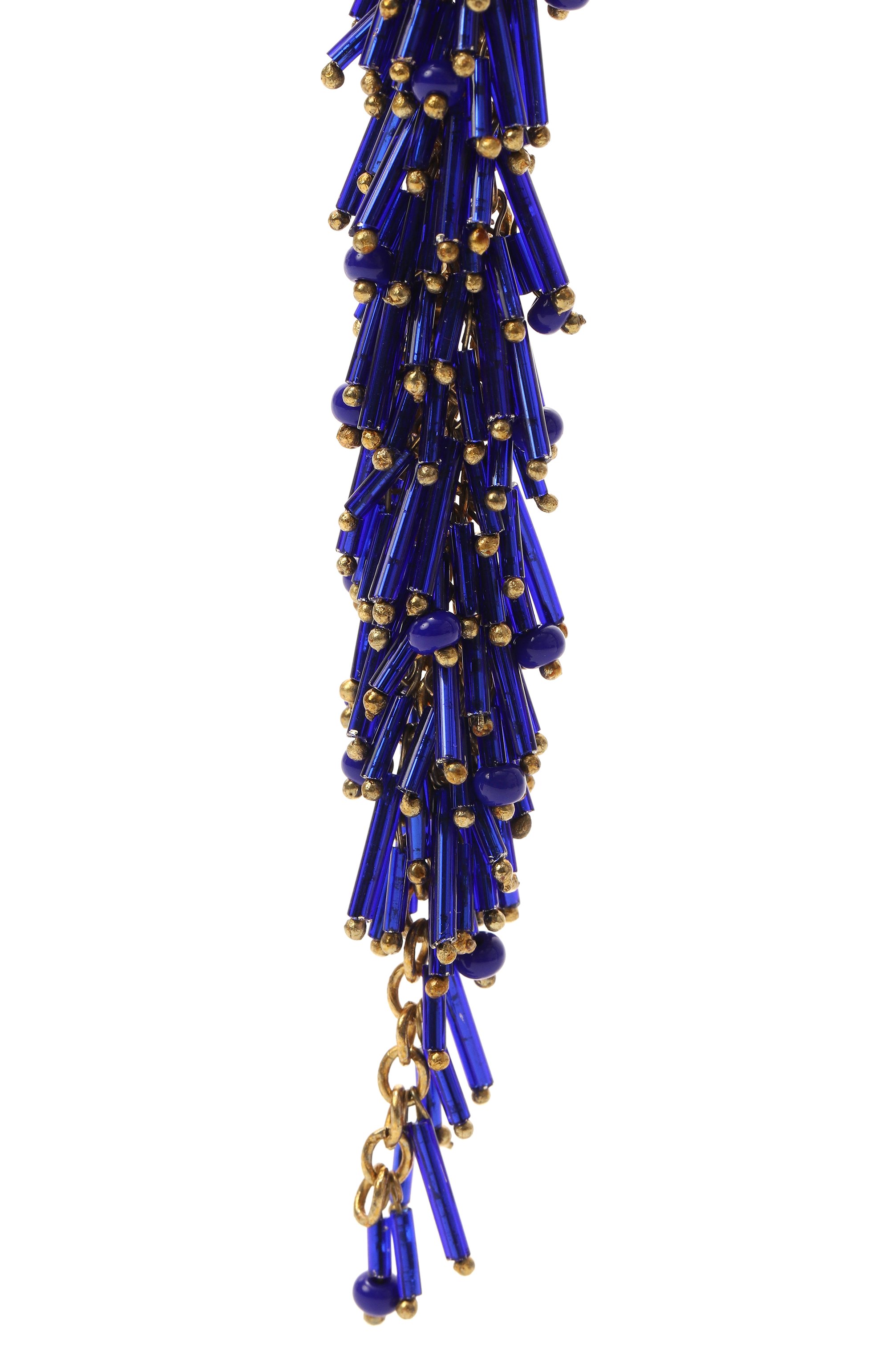 Колье DRIES VAN NOTEN синего цвета по цене 79150 руб., арт. 242-018233-052/G0LD, фото 3 Колье DRIES VAN NOTEN, арт. 242-018233-052/G0LD, фото 3