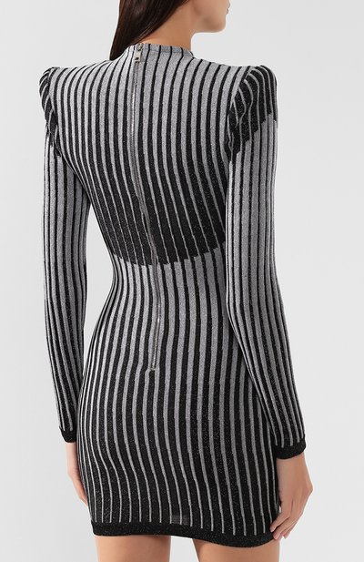 Платье из вискозы BALMAIN, арт. SF26266/K424, фото 4