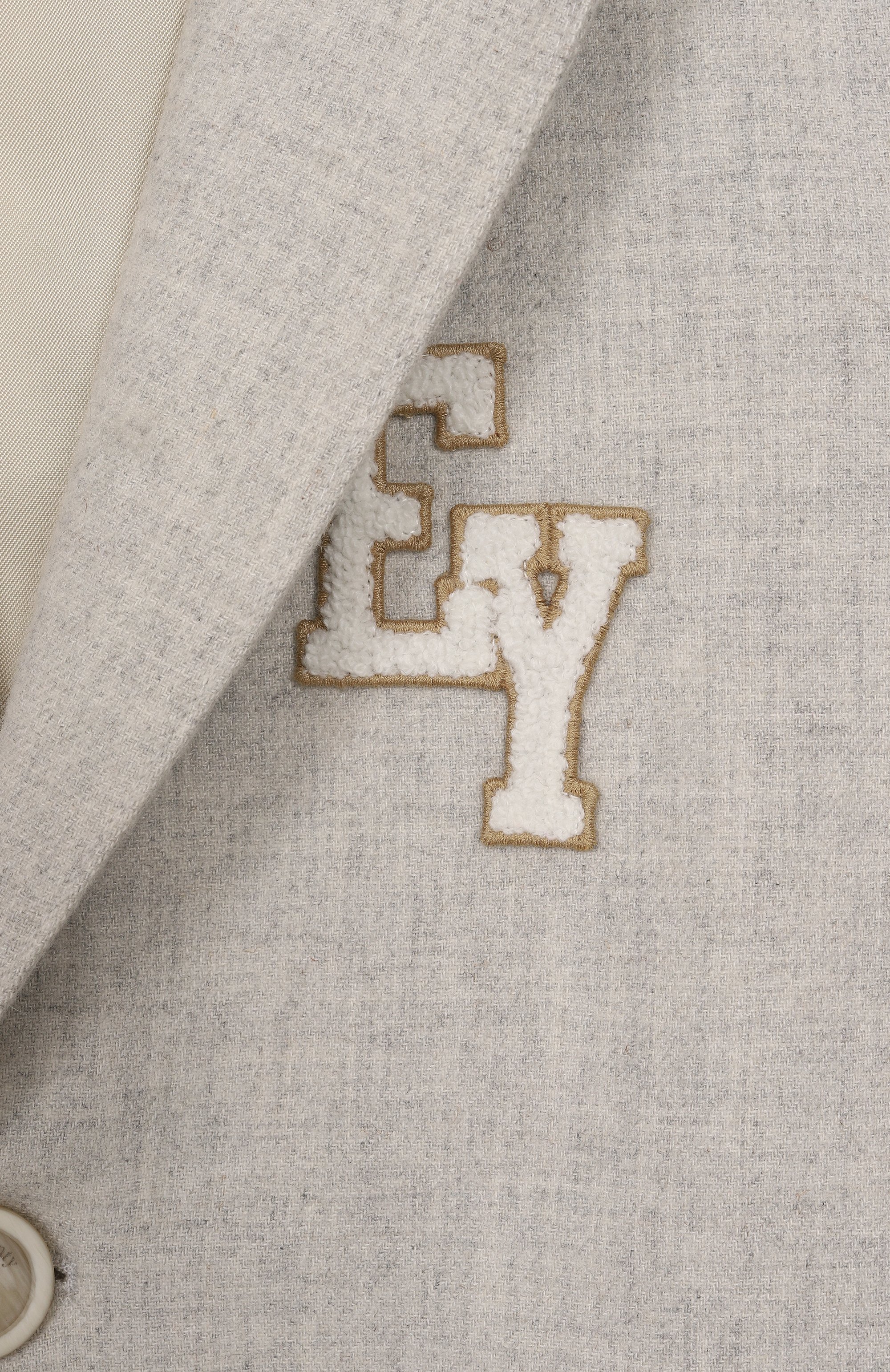 Пиджак из вискозы и шерсти ELEVENTY светло-серого цвета по цене 38850 руб., арт. EX2Q44/I0233/6-8, фото 3 Пиджак из вискозы и шерсти ELEVENTY, арт. EX2Q44/I0233/6-8, фото 3