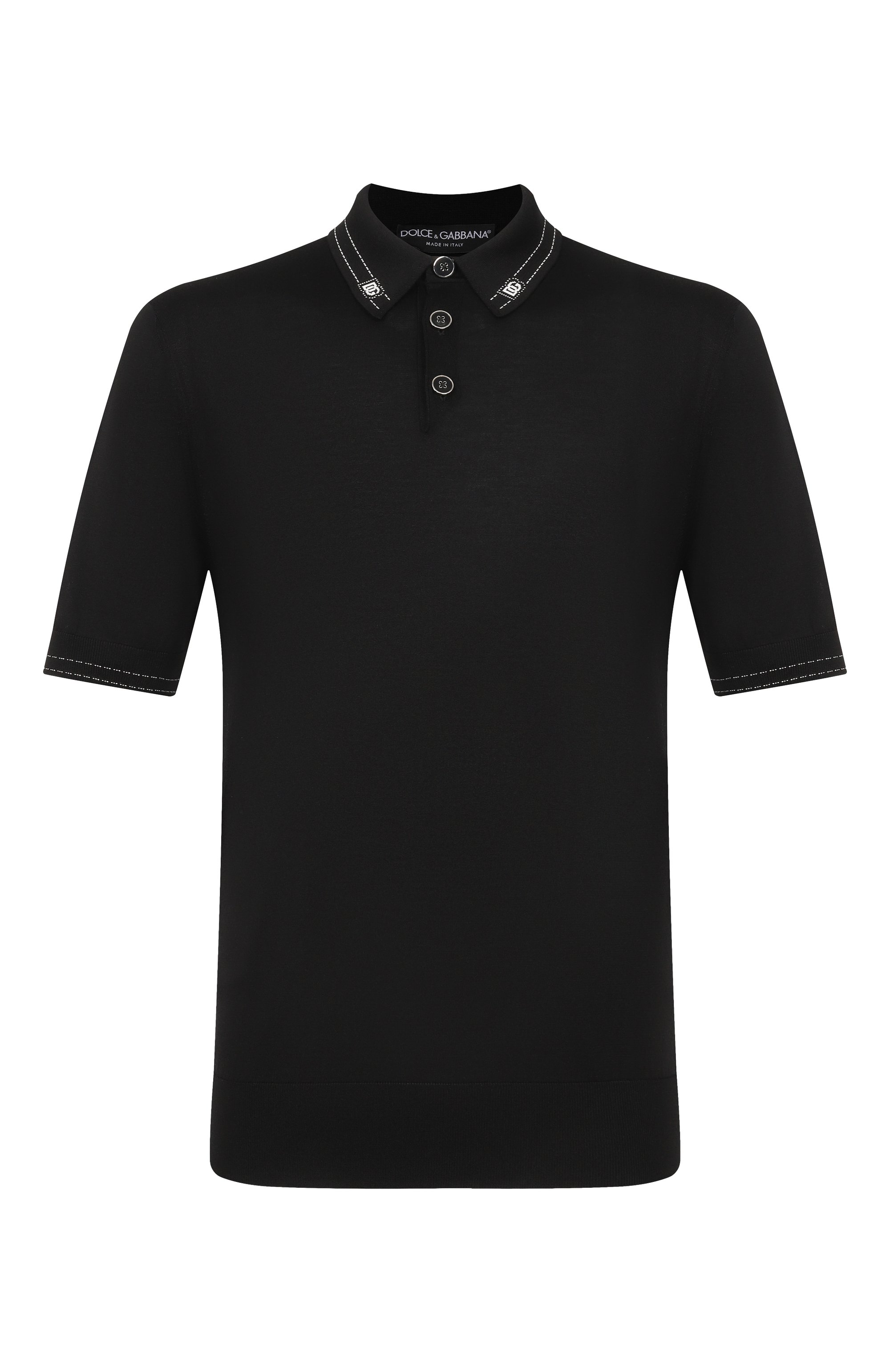 Шелковое поло DOLCE & GABBANA, арт. GXZ02T/JBS0I, фото 1