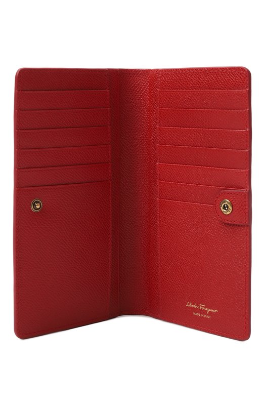 Кожаный кошелек Ferragamo 22D779/746639 Красный  22D779/746639 Фото 3