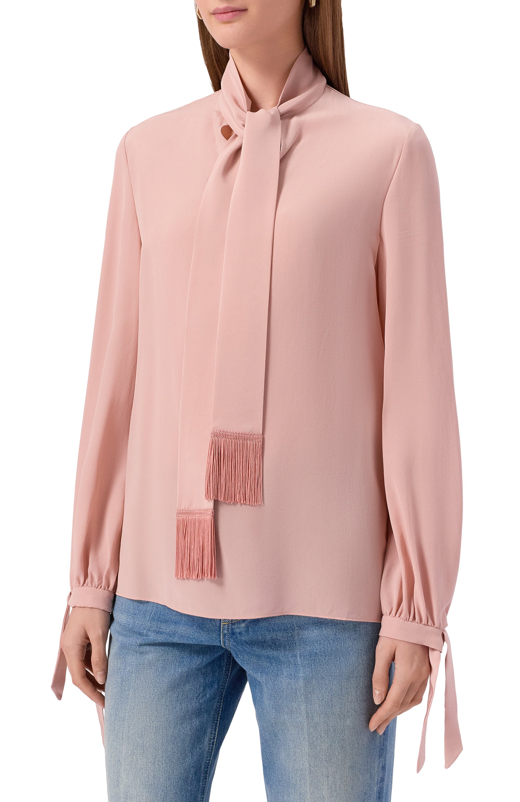 Шелковая блузка VALENTINO, арт. 7B3AEAV2/21B, фото 3