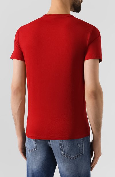 Хлопковая футболка POLO RALPH LAUREN, арт. 710671438, фото 4