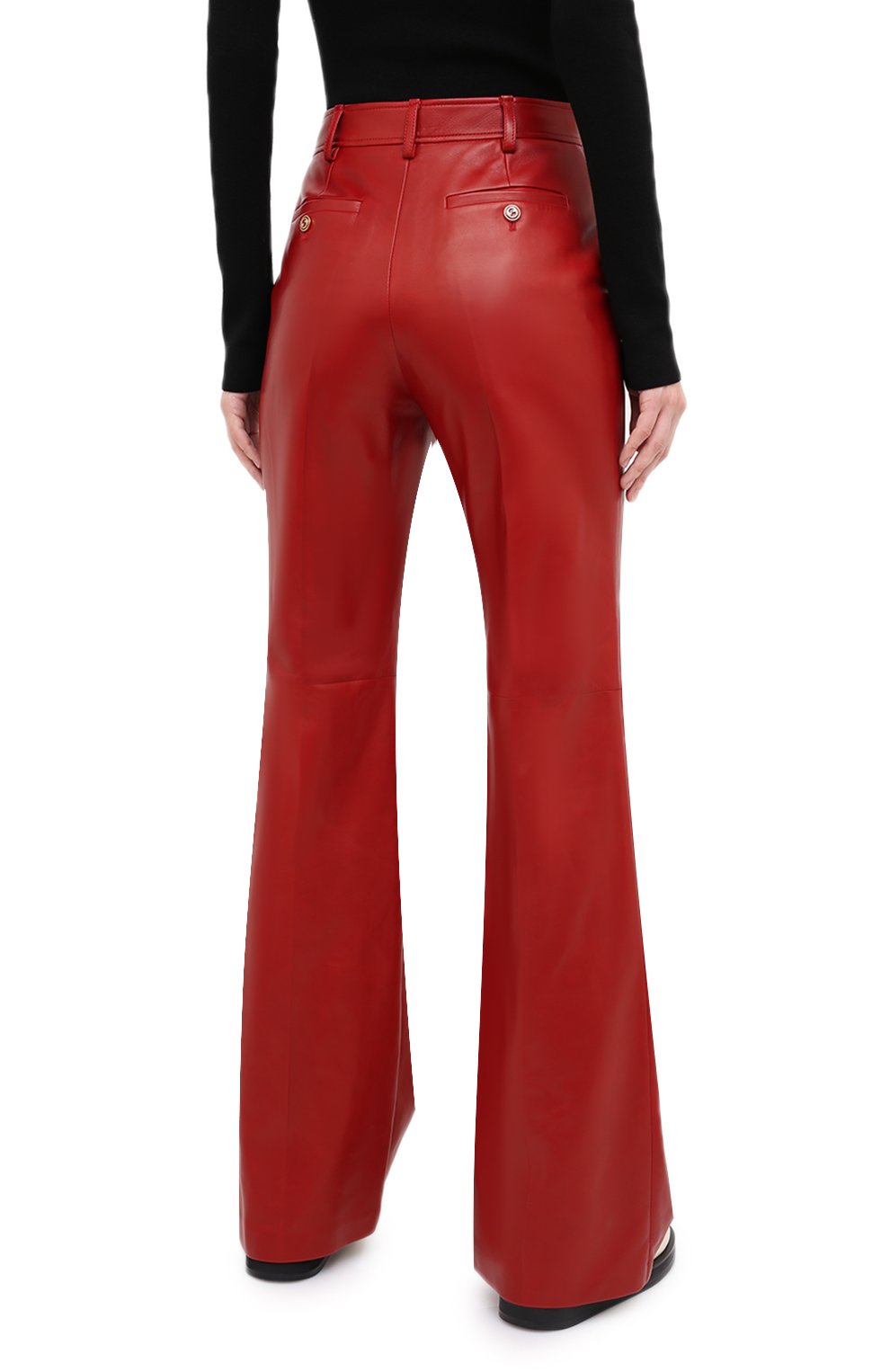 Кожаные брюки GUCCI, арт. 629532/XN336, фото 4