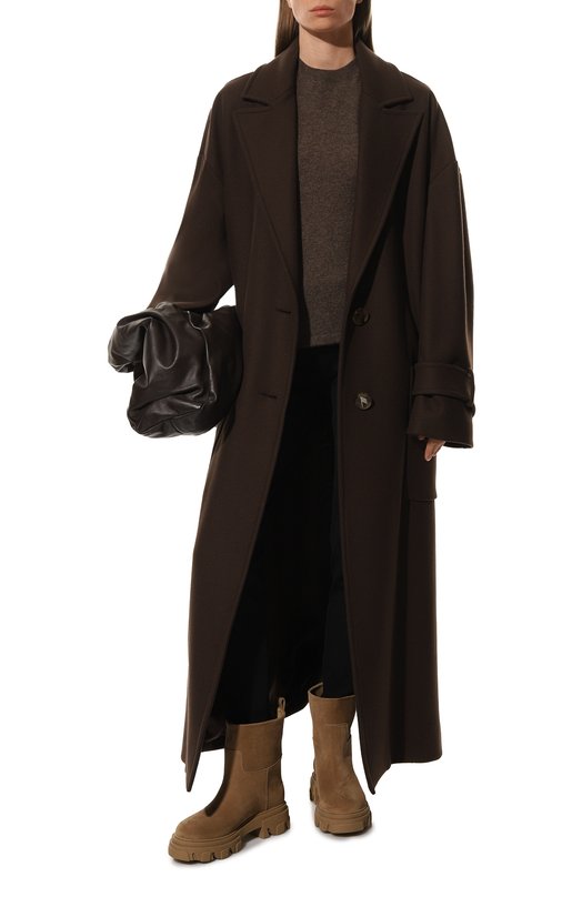 Замшевые сапоги Gia 23 GIABORGHINI Бежевый, фото 2