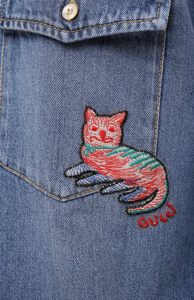 Джинсовая рубашка GUCCI, арт. 633935/XDBEX, фото 5