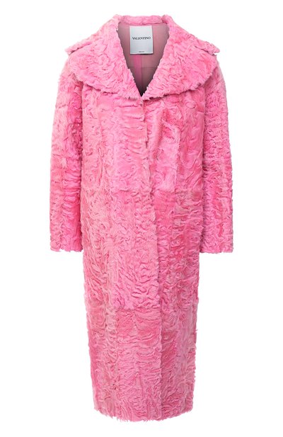 Шуба из меха ягненка VALENTINO, арт. PF3FA417/CAF, фото 1