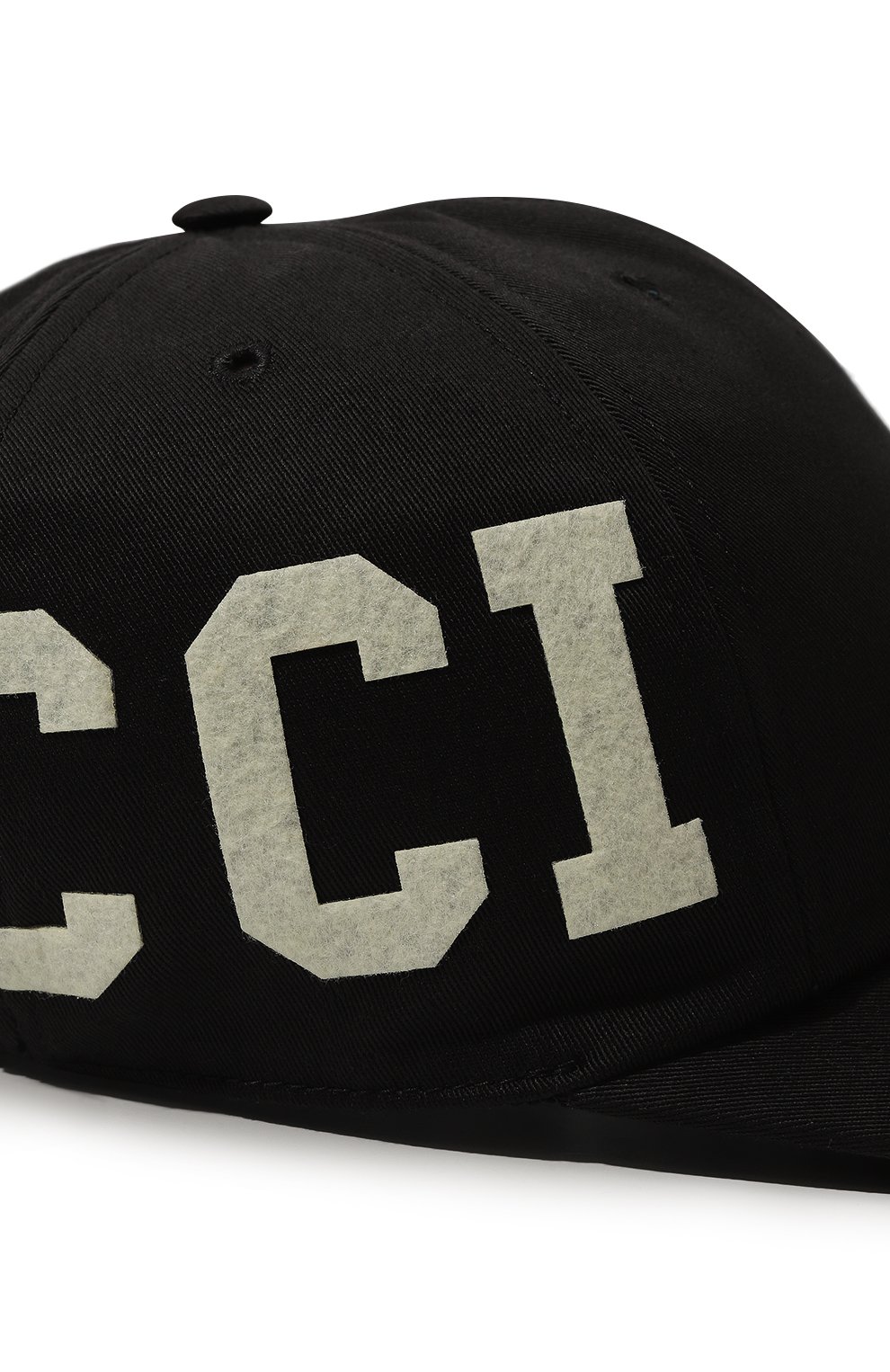 Хлопковая бейсболка GUCCI, арт. 751400/4HA0M, фото 4